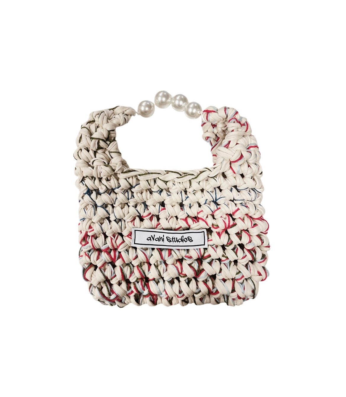 Aurora Handbag Small - Beige & multicolor
