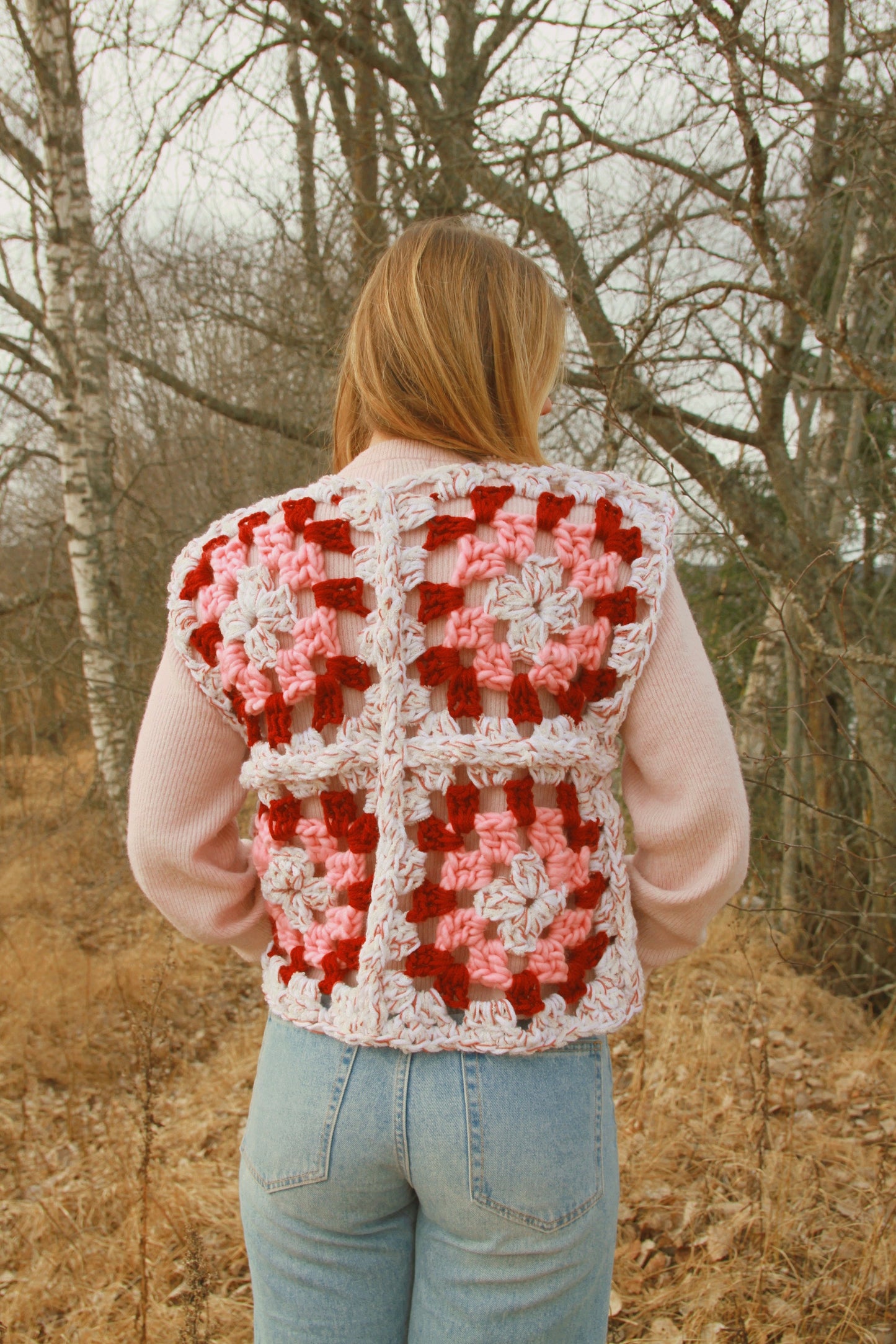 Bestemorrute vest - Rosa