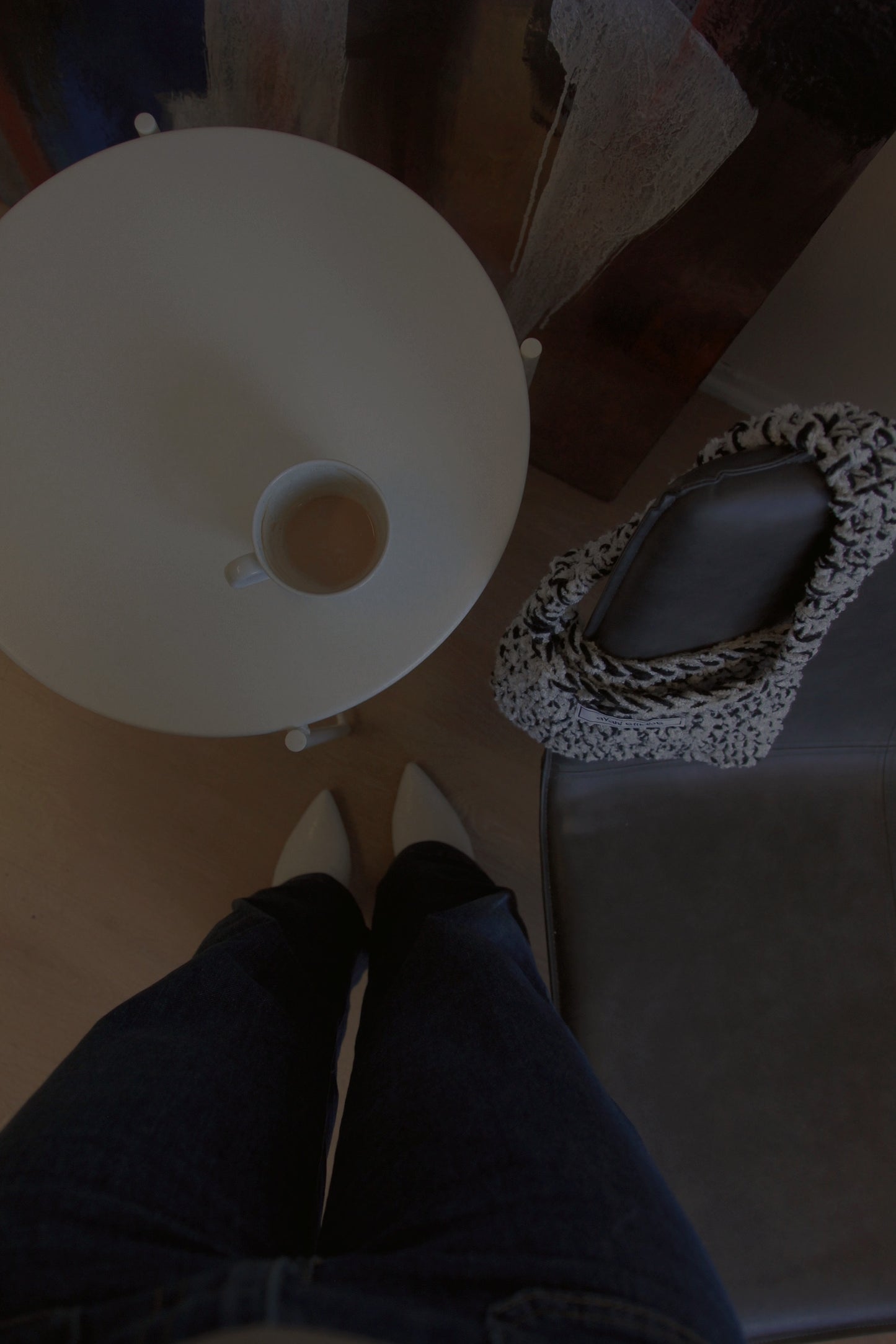 «Helena» Handbag- Black&White