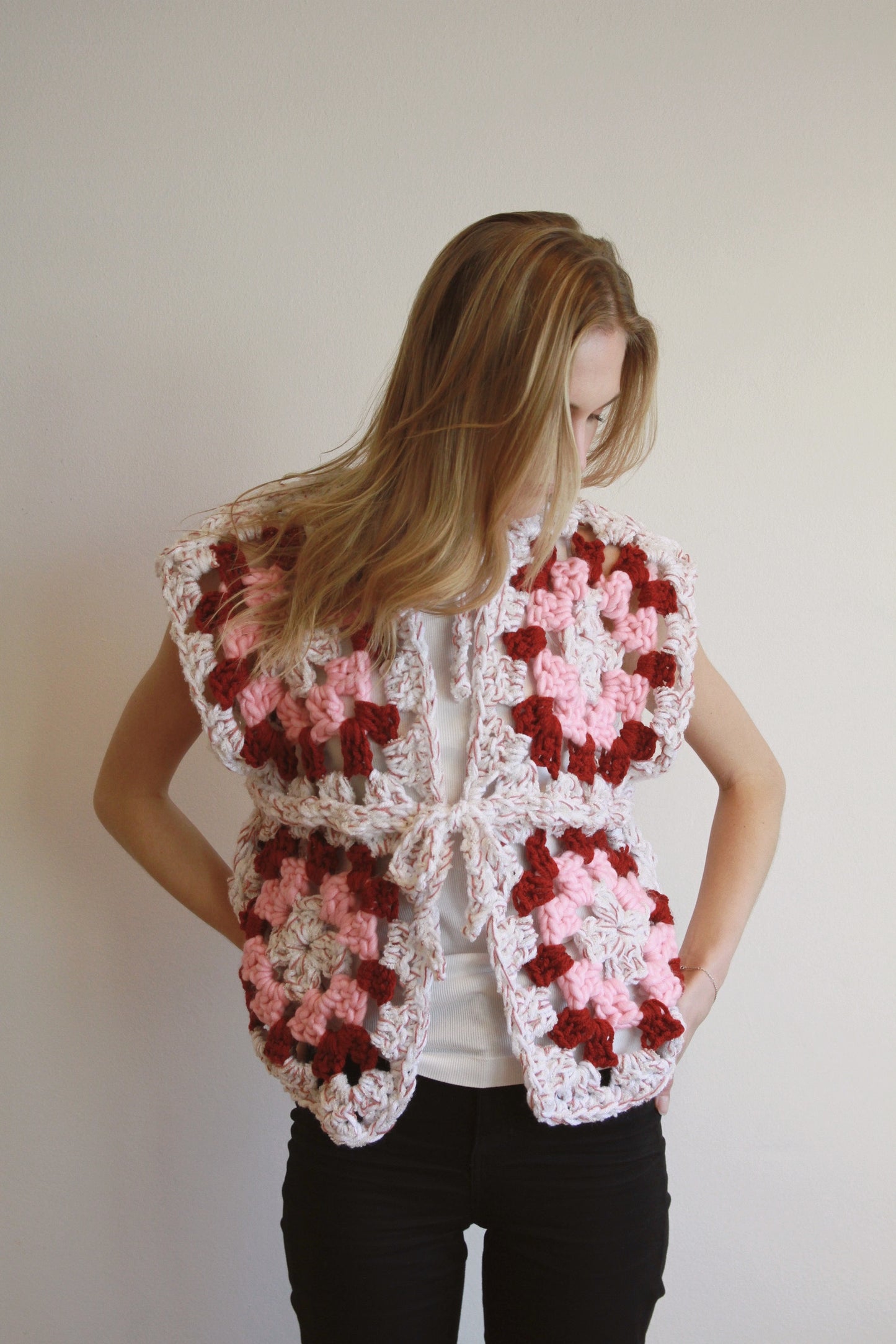 Bestemorrute vest - Rosa