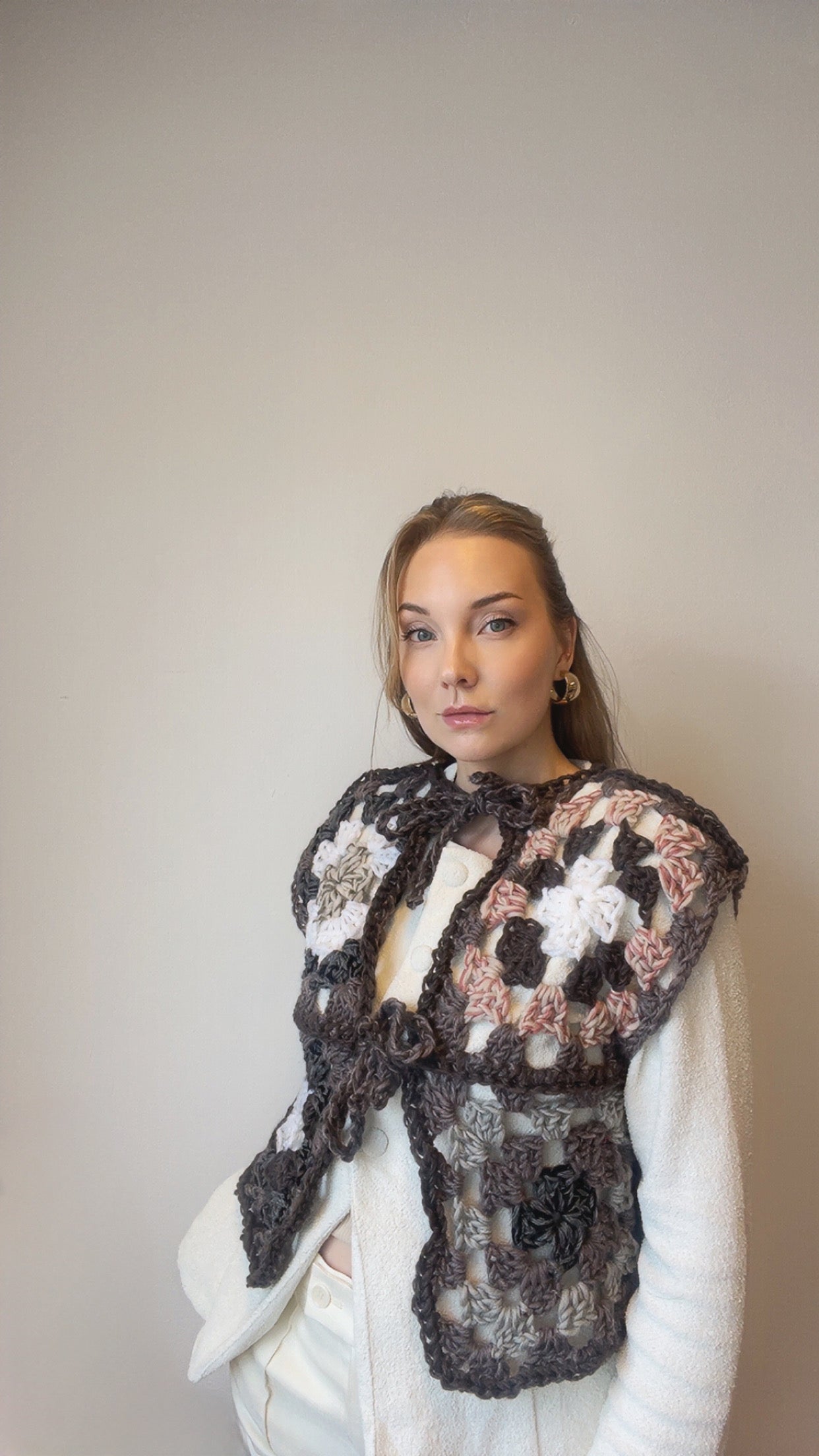 Bestemorrute vest - Brun