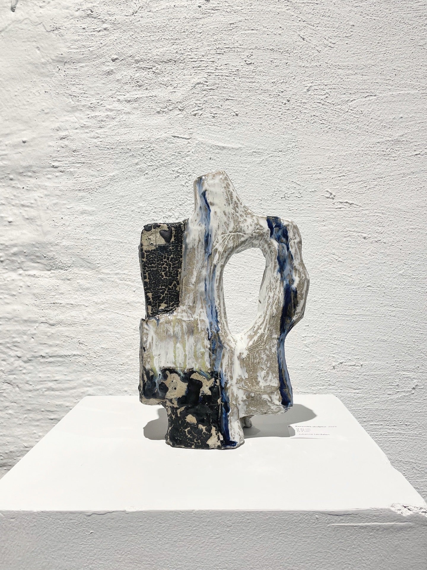 "Vinternatt" Keramikk skulptur